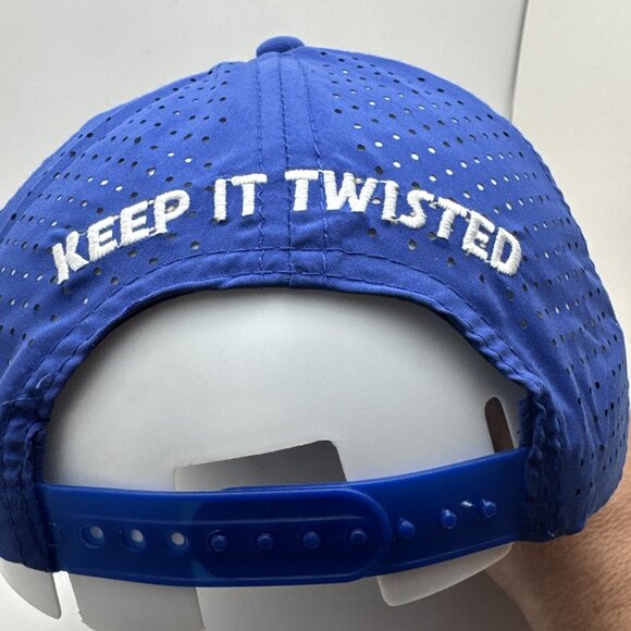 Hard Iced Tea Twisted Tea Snapback Rope Hat Cap Blue One Size Embroidered - Picture 3 of 4